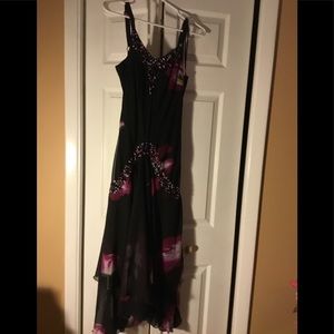 Mid length evening dress